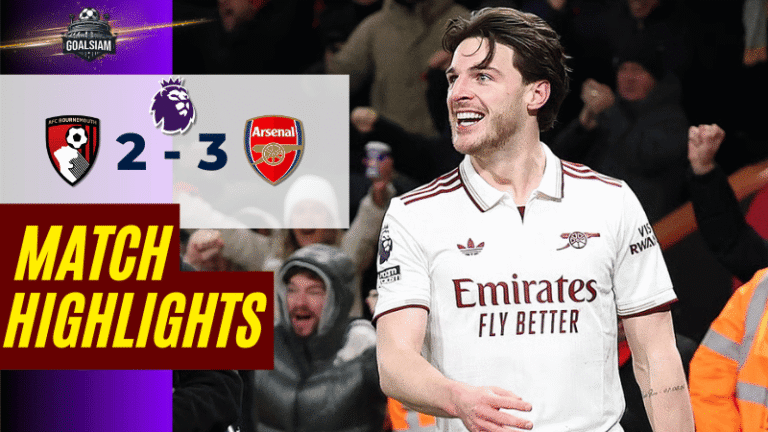 ไฮไลท์บอลวันนี้ พรีเมียร์ลีก 2025/26 บอร์นมัธ เอเอฟซี พบกับ อาร์เซนอล 3/1/69