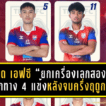 ตราด เอฟซี “ยกเครื่องเลกสอง” แยกทาง 4 แข้งหลังจบครึ่งฤดูกาล พร้อมเดินหน้าเสริมทัพ-ตั้งโค้ชใหม่ลุยต่อ