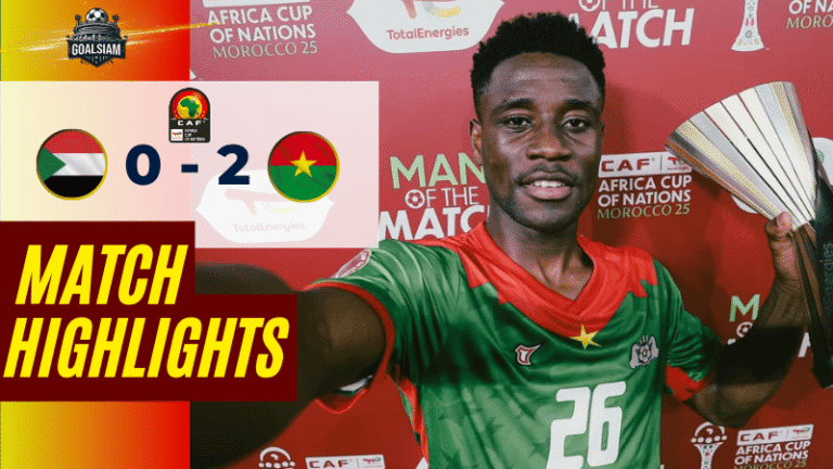 ไฮไลท์บอลวันนี้ แอฟริกันเนชันส์ คัพ 2025/26 ซูดาน พบกับ บูร์กินาฟาโซ 31/12/68