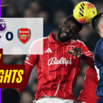 ไฮไลท์บอลวันนี้ พรีเมียร์ลีก อังกฤษ 2025/26 น็อตติ้งแฮม ฟอเรสต์ พบกับ อาร์เซนอล 17/1/69