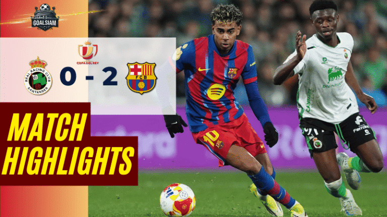 ไฮไลท์บอลวันนี้ โกปา เดล เรย์ 2025/26 ราซิ่ง ซานตานเดร์ พบกับ บาร์เซโลน่า 15/1/69