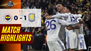 ไฮไลท์บอลวันนี้ ยูโรปา ลีก 2025/26 เฟเนร์บาห์เช่ พบกับ แอสตัน วิลล่า 22/1/69