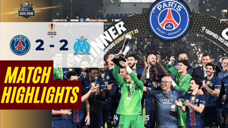 ไฮไลท์บอลวันนี้ โทรเฟ่ เดส์ ช็องปิยงส์ 2025/26 เปแอสเช พบกับ มาร์กเซย 8/1/69