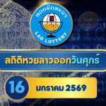 สถิติหวยลาวออกวันศุกร์ หวยลาว 16/1/69 แนวทางหวยลาววันนี้ 16 มกราคม 2569