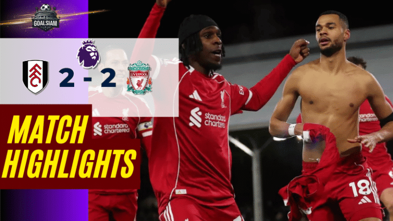 ไฮไลท์บอลวันนี้ พรีเมียร์ลีก 2025/26 ฟูแล่ม พบกับ ลิเวอร์พูล 4/1/69