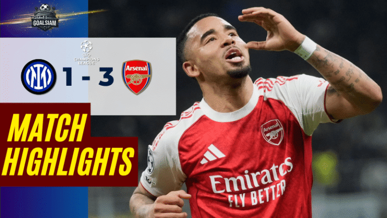 ไฮไลท์บอลวันนี้ ยูฟ่า แชมเปี้ยนส์ ลีก 2025/26 อินเตอร์ มิลาน พบกับ อาร์เซนอล 20/1/69