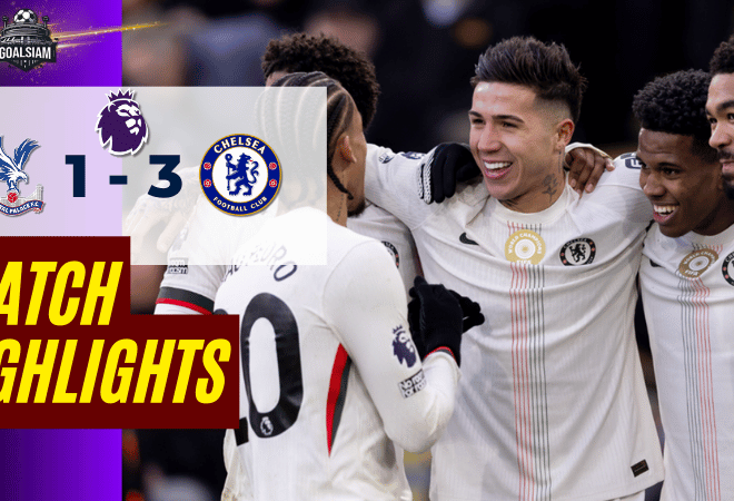 ไฮไลท์บอลวันนี้ พรีเมียร์ลีก อังกฤษ 2025/26 คริสตัล พาเลซ พบกับ เชลซี 25/1/69