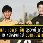 ขอนแก่น เอฟซี เซ็น “สุรวัจน์” ดาวรุ่งวัย 19 หลังส่งคลิปขอเทสต์ฝีเท้า