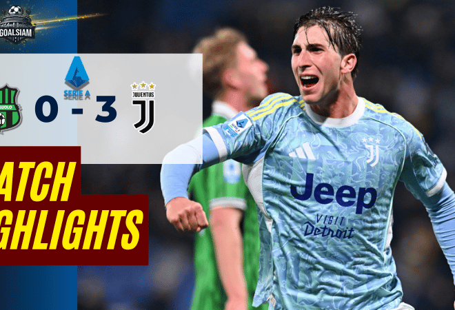 ไฮไลท์บอลวันนี้ เซเรียอา 2025/26 ซัสเซาโล่ พบกับ ยูเวนตุส 6/1/69