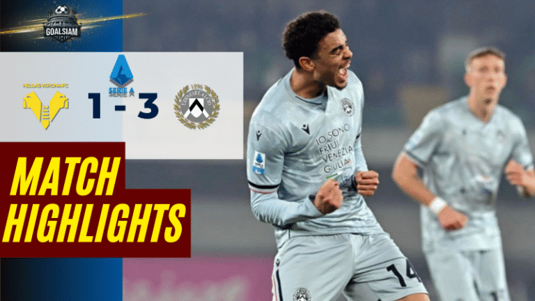 ไฮไลท์บอลวันนี้ กัลโช่ เซเรีย อา 2025/26 เวโรน่า พบกับ อูดิเนเซ่ 26/1/69