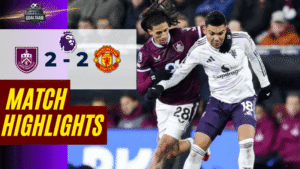 ไฮไลท์บอลวันนี้ พรีเมียร์ลีก 2025/26 เบิร์นลี่ย์ พบกับ แมนเชสเตอร์ ยูไนเต็ด 7/1/69