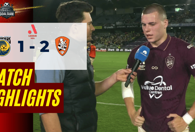 ไฮไลท์บอลวันนี้ เอ-ลีก 2025/26 เซ็นทรัล โคสต์ มาริเนิร์ส พบกับ บริสแบน โรว์ 31/12/68