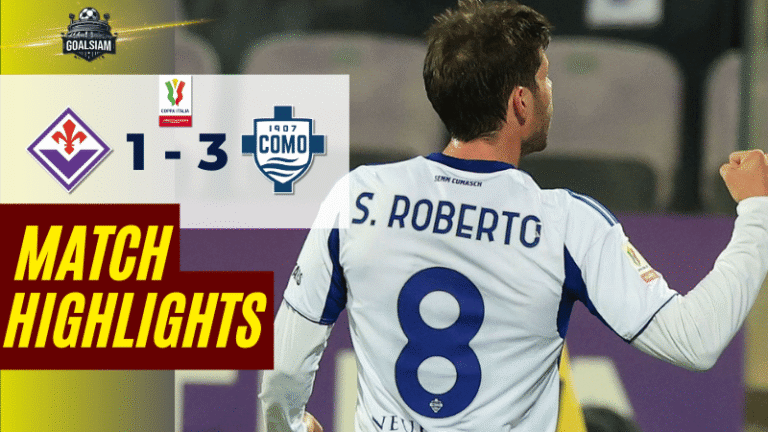 ไฮไลท์บอลวันนี้ โคปปา อิตาเลีย 2025/26 ฟิออเรนติน่า พบกับ โคโม่ 27/1/69