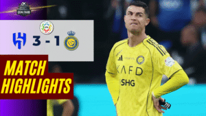 ไฮไลท์บอลวันนี้ ซาอุดิ ลีก 2025/26 อัล ฮิลาล พบกับ อัล นาสเซอร์ 12/1/69