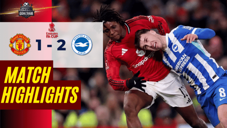 ไฮไลท์บอลวันนี้ เอฟเอ คัพ อังกฤษ 2025/26 แมนยูไนเต็ด พบ ไบรท์ตัน 11/1/69