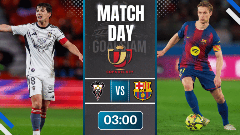 ดูบอลออนไลน์ โกปา เดล เรย์ ถ่ายทอดสด อัลบาเซเต้ พบกับ บาร์เซโลน่า 3/2/69