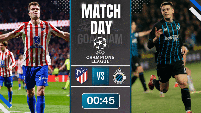 ดูบอลออนไลน์ ยูฟ่า แชมเปี้ยนส์ ลีก ถ่ายทอดสด แอตเลติโก้ มาดริด พบกับ คลับ บรูช 24/2/69