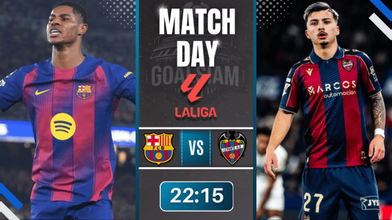 ดูบอลออนไลน์ ลาลีกา สเปน ถ่ายทอดสด บาร์เซโลน่า พบกับ เลบันเต้ 22/2/69