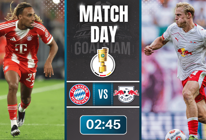 ดูบอลออนไลน์ เดเอฟเบ โพคาล เยอรมัน ถ่ายทอดสด บาเยิร์น มิวนิค พบกับ แอร์เบ ไลป์ซิก 11/2/69