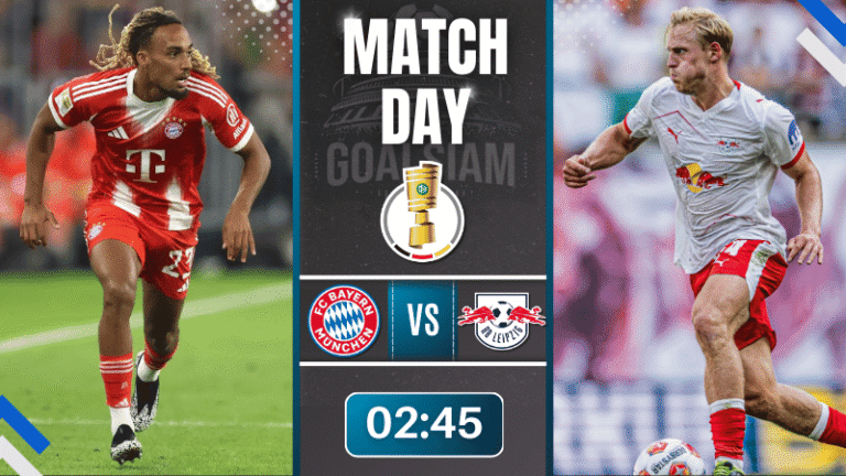 ดูบอลออนไลน์ เดเอฟเบ โพคาล เยอรมัน ถ่ายทอดสด บาเยิร์น มิวนิค พบกับ แอร์เบ ไลป์ซิก 11/2/69