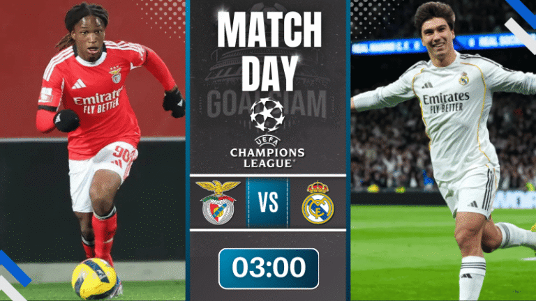 ดูบอลออนไลน์ ยูฟ่า แชมเปี้ยนส์ ลีก ถ่ายทอดสด เบนฟิก้า พบกับ เรอัล มาดริด 17/2/69