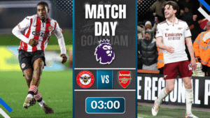 ดูบอลออนไลน์ พรีเมียร์ลีก อังกฤษ ถ่ายทอดสด เบรนท์ฟอร์ด พบกับ อาร์เซนอล 12/2/69