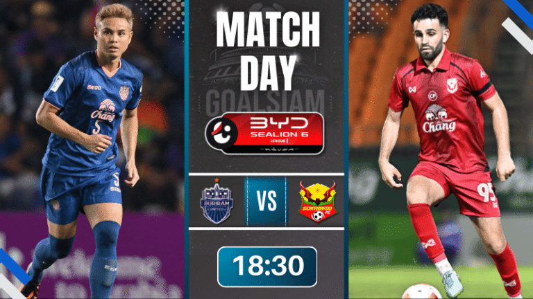 ดูบอลออนไลน์ BYD SEALION 6 ลีกหนึ่ง ถ่ายทอดสด บุรีรัมย์ ยูไนเต็ด พบกับ สุโขทัย เอฟซี 21/2/69