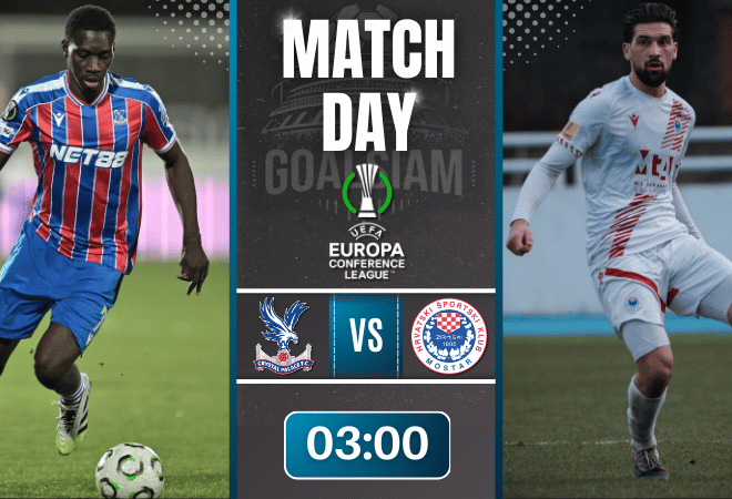 ดูบอลออนไลน์ ยูโรปา คอนเฟอเรนซ์ ลีก ถ่ายทอดสด คริสตัล พาเลซ พบกับ ซรินสกี้ 26/2/69