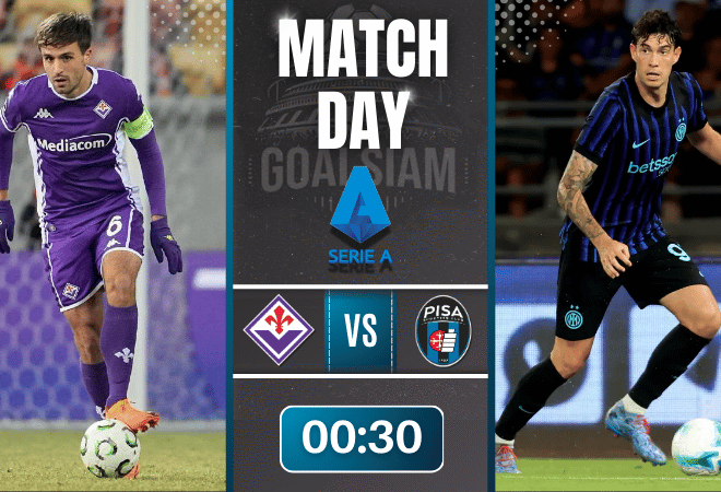 ดูบอลออนไลน์ กัลโช่ เซเรีย อา ถ่ายทอดสด ฟิออเรนติน่า พบกับ ปิซ่า 23/2/69