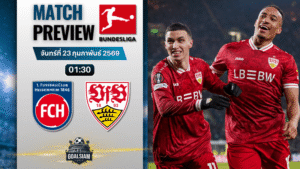 วิเคราะห์บอล บุนเดสลีกา : ไฮเดนไฮม์ พบกับ สตุ๊ตการ์ท 22/2/69