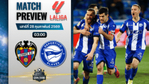 วิเคราะห์บอล ลาลีกา สเปน : เลบันเต้ พบกับ อลาเบส 27/2/69