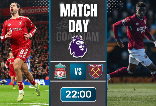 ดูบอลออนไลน์ พรีเมียร์ลีก อังกฤษ ถ่ายทอดสด ลิเวอร์พูล พบกับ เวสต์แฮม 28/2/69