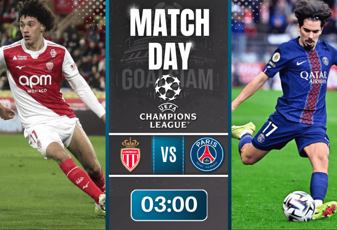 ดูบอลออนไลน์ ยูฟ่า แชมเปี้ยนส์ ลีก ถ่ายทอดสด โมนาโก พบกับ เปแอสเช 17/2/69