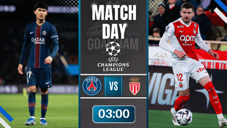 ดูบอลออนไลน์ ยูฟ่า แชมเปี้ยนส์ ลีก ถ่ายทอดสด เปแอสเช พบกับ โมนาโก 25/2/69