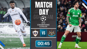 ดูบอลออนไลน์ ยูฟ่า แชมเปี้ยนส์ ลีก ถ่ายทอดสด การาบัค พบกับ นิวคาสเซิ่ล 18/2/69