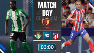 ดูบอลออนไลน์ โกปา เดล เรย์ ถ่ายทอดสด เรอัล เบติส พบกับ แอตมาดริด 5/2/69