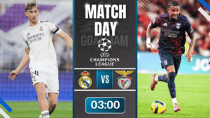 ดูบอลออนไลน์ ยูฟ่า แชมเปี้ยนส์ ลีก ถ่ายทอดสด เรอัล มาดริด พบกับ เบนฟิก้า 25/2/69