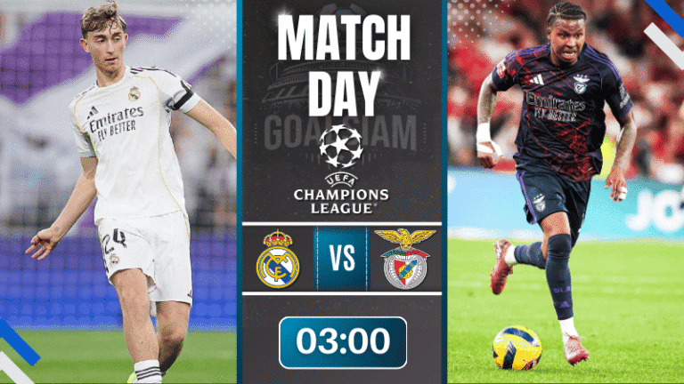 ดูบอลออนไลน์ ยูฟ่า แชมเปี้ยนส์ ลีก ถ่ายทอดสด เรอัล มาดริด พบกับ เบนฟิก้า 25/2/69