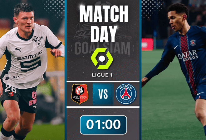 ดูบอลออนไลน์ ลีกเอิง ฝรั่งเศส ถ่ายทอดสด แรนส์ พบกับ เปแอสเช 13/2/69