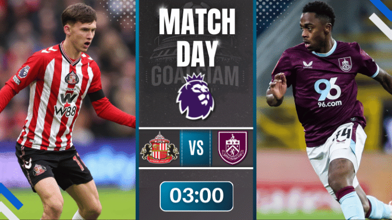 ดูบอลออนไลน์ พรีเมียร์ลีก อังกฤษ ถ่ายทอดสด ซันเดอร์แลนด์ พบกับ เบิร์นลีย์ 2/2/69