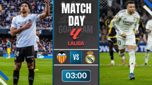 ดูบอลออนไลน์ ลาลีกา สเปน ถ่ายทอดสด บาเลนเซีย พบกับ เรอัล มาดริด 8/2/69