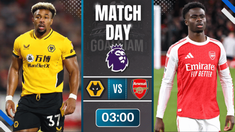 ดูบอลออนไลน์ พรีเมียร์ลีก อังกฤษ ถ่ายทอดสด วูล์ฟแฮมป์ตัน พบกับ อาร์เซนอล 18/2/69