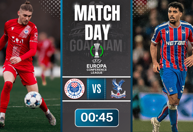 ดูบอลออนไลน์ ยูโรปา คอนเฟอเรนซ์ ลีก ถ่ายทอดสด ซรินสกี้ พบกับ คริสตัล พาเลซ 19/2/69