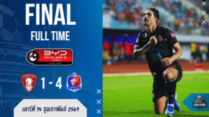ผลบอลสด ไทยลีก เดือดจัด! การท่าเรือรุกเป็นไฟ บุกตบพลังกาญจน์ 4-1 เกมนี้มีคนยิ้ม มีคนกุมขมับ