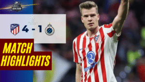 ไฮไลท์บอลวันนี้ ยูฟ่า แชมเปี้ยนส์ ลีก 2025/26 แอตเลติโก้ มาดริด พบกับ คลับ บรูช 24/2/69