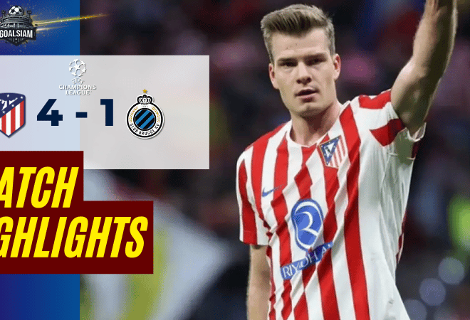 ไฮไลท์บอลวันนี้ ยูฟ่า แชมเปี้ยนส์ ลีก 2025/26 แอตเลติโก้ มาดริด พบกับ คลับ บรูช 24/2/69