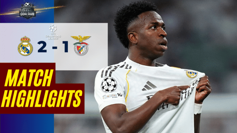 ไฮไลท์บอลวันนี้ ยูฟ่า แชมเปี้ยนส์ ลีก 2025/26 เรอัล มาดริด พบกับ เบนฟิก้า 25/2/69