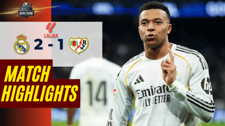 ไฮไลท์บอลวันนี้ ลาลีกา สเปน 2025/26 เรอัล มาดริด พบกับ ราโย บาเยกาโน่ 1/2/69