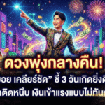 ดวงพุ่งกลางคืนจนขนลุก! GOALSIAM เปิด ดูดวงวันนี้ “หมอบอย เคลียร์ชัด” ชี้ 3 วันเกิดยิ่งดึกยิ่งปัง ลูกค้าติดหนึบ เงินเข้าแรงแบบไม่ทันตั้งตัว