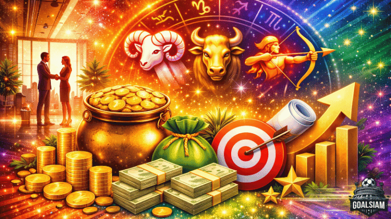 ดวงมาแรง GOALSIAM โค้งสุดท้ายปลายเดือน! 3 ราศีรับโชคแบบจัดเต็ม งานขยับ เงินขยาย มีลุ้นข่าวดีทันที